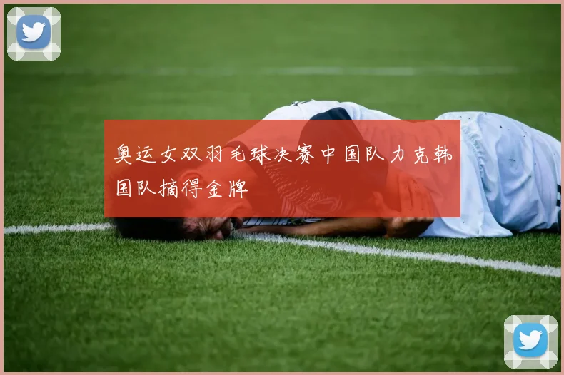 奥运女双羽毛球决赛中国队力克韩国队摘得金牌